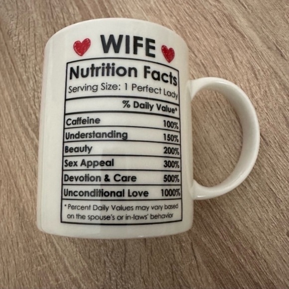 BEVERAGE MUG 11OZ “WIFE” - Picture 7 of 9